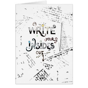 Write your Insides OUT! Motivational writers motto