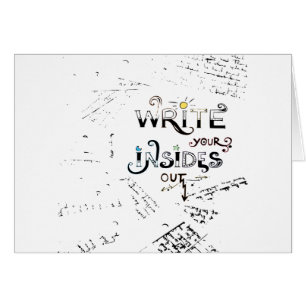 Write your Insides OUT! Motivational writers motto