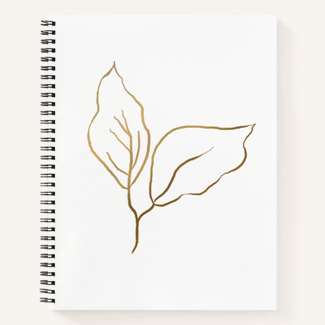 Write Your Journey: 8.5" x 11" Custom Branded  Notebook (Front)