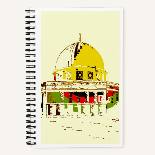 Write Your Journey: Dome of the Rock Notebook (Front)