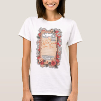 "Write Your Love Story Here" T-Shirt