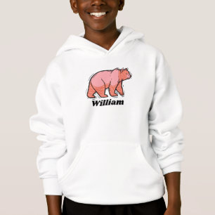 Write your name on this pink Bear Pop Art