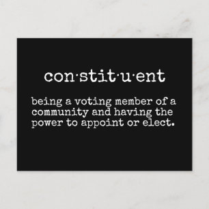 Write Your Representative Constituent Postcard