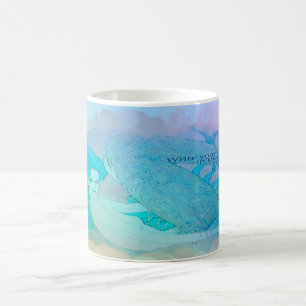 Write your secrets in the sand coffee mug