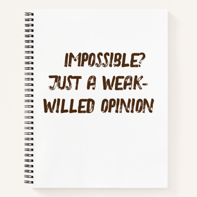 Write Your Story, Inspire Your Journey Notebook (Front)