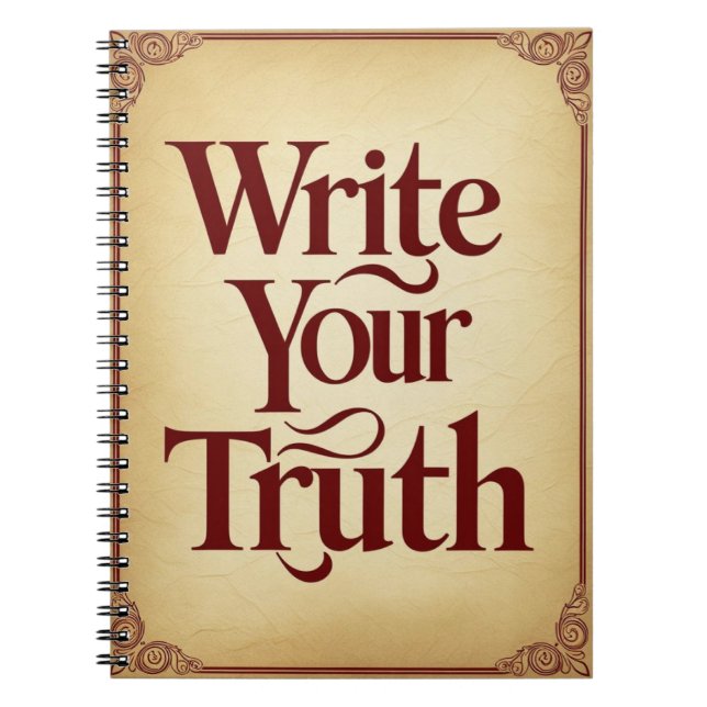 Write Your Truth Notebook (Front)