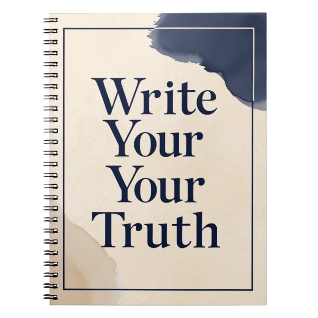 Write Your Truth option 2 Notebook (Front)