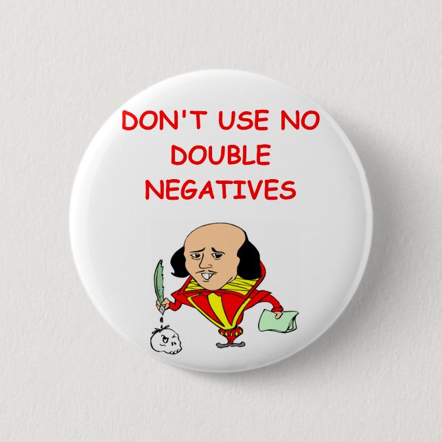 writer 2 inch round button (Front)