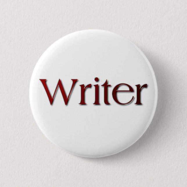 Writer 2 Inch Round Button (Front)