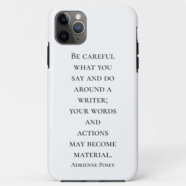 Writer Apple iPhone 11 Pro Max Phone Cover (Back)