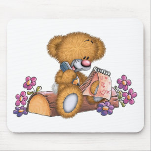 Writer Bear Mouse Pad