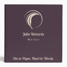 Writer Binder Dusky Colour