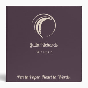 Writer Binder Dusky Colour