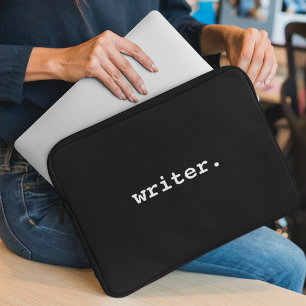 Writer Black or Choose Your Color Laptop Sleeve