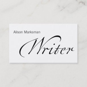 Writer Business Card