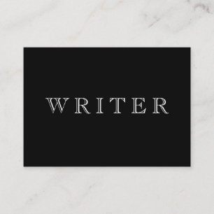 Writer Business Card