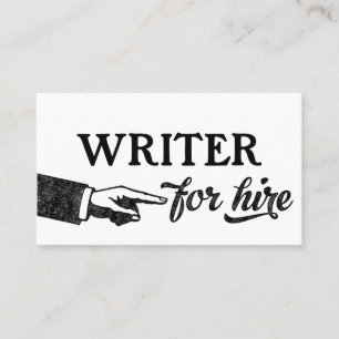 Writer Business Cards - Cool Vintage