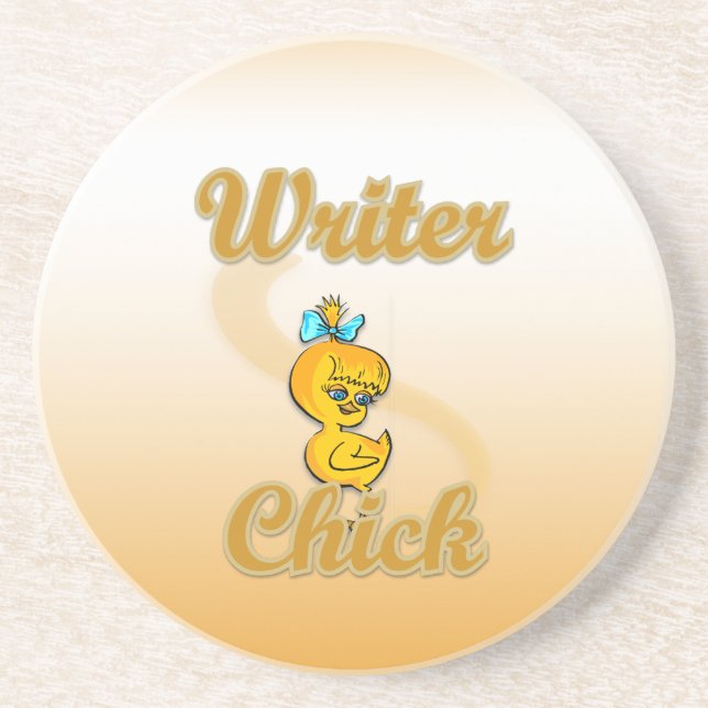 Writer Chick Coaster (Front)