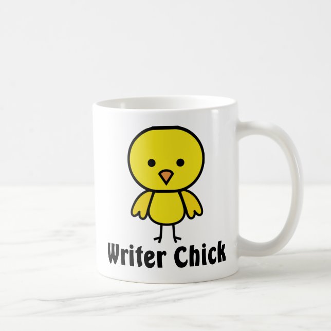 Writer Chick Coffee Mug (Right)