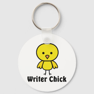 Writer Chick Keychain