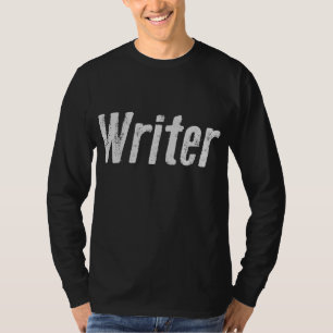 Writer Dark Shirt, Worn Typepress T-Shirt