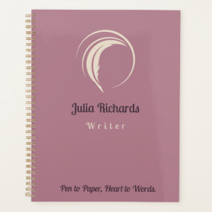 Writer Dusky Colour Planner