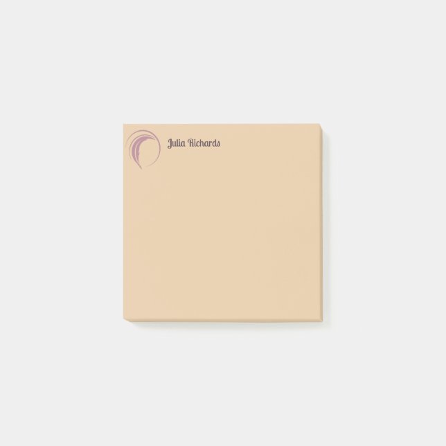 Writer Dusky Colour Post-it Notes (Front)
