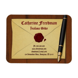 Writer Editor Author Small Flexi Magnets