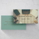 Writer Editor Typwriter Journal Business Cards<br><div class="desc">A studious feel to this photo background great for creative types like writers,  copywriters,  editors,  journalists,  freelancers,  teachers,  etc.</div>