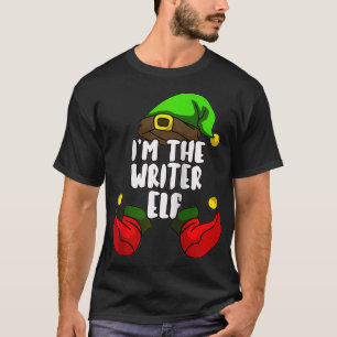 Writer Elf Matching Family Group Christmas Party P T-Shirt