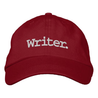 Writer. Embroidered Hat