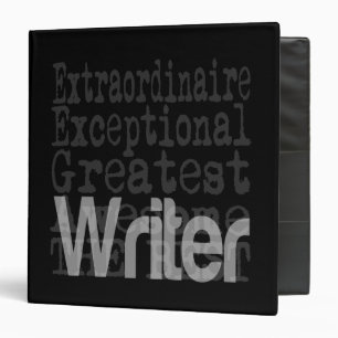 Writer Extraordinaire Binder