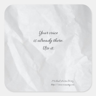 Writer Fortune Sticker – Encouragement for Writers