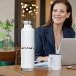 Writer Insulated Drink Bottle<br><div class="desc">Writer Reusable Insulated Water Bottle & Coffee Bottle</div>