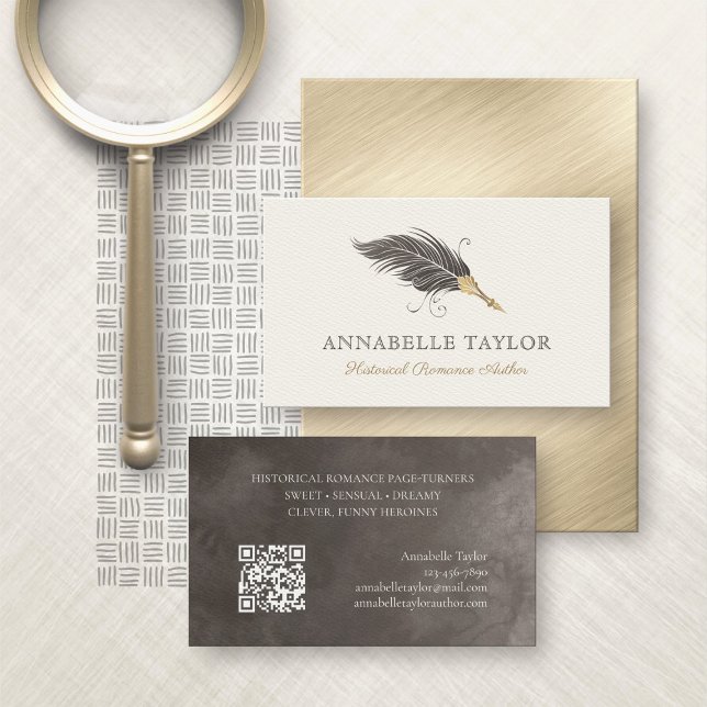 Writer Journalist Business Card (Creator Uploaded)