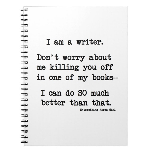 Writer Notebook/Journal Notebook (Front)