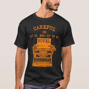 Writer Novel Cute Book Writing Teacher Men Women T-Shirt