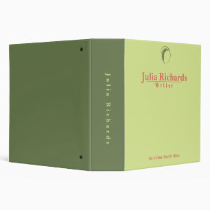 Writer Peach Sangria  Binder