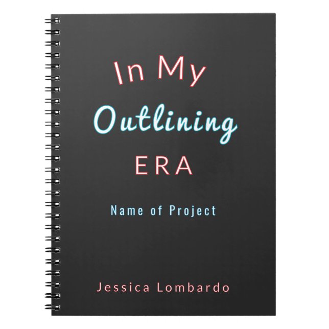 Writer Personalized Notebook (Front)