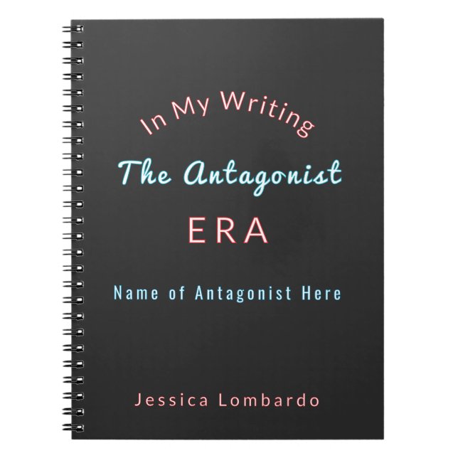 Writer Personalized Notebook (Front)