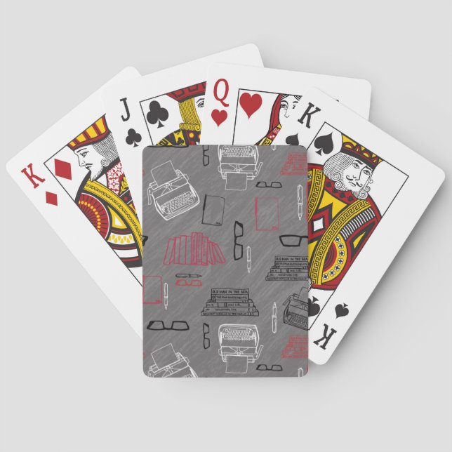 Writer Playing Cards (Back)