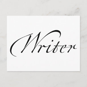 Writer Postcard