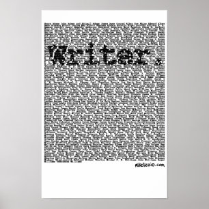 "Writer." poster