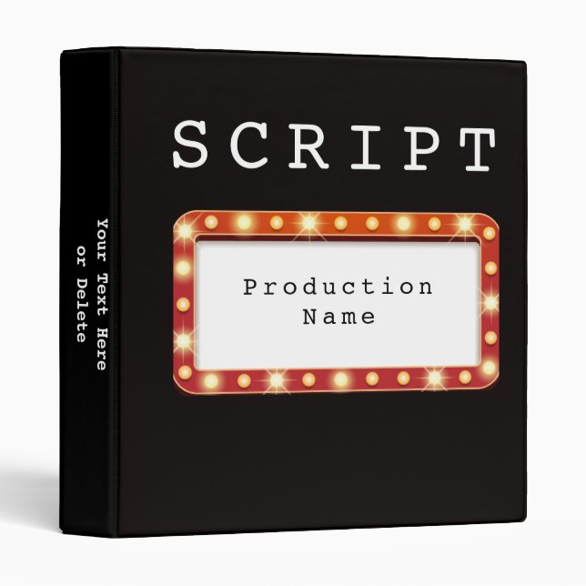 Writer Project Binder (Front/Spine)