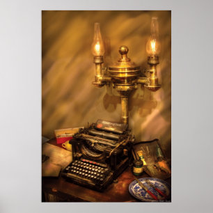 Writer - Remington Typewriter Poster