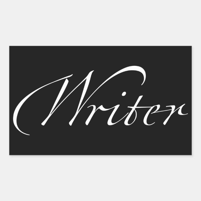 Writer Sticker (Front)