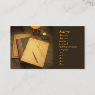 Writer Style Business Card