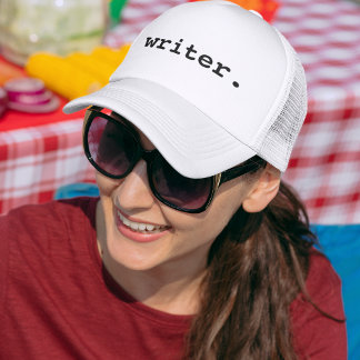 Writer trucker hat