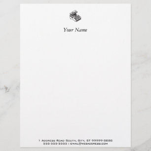 Writer -Type Writing Machine - Typewriter Letterhead