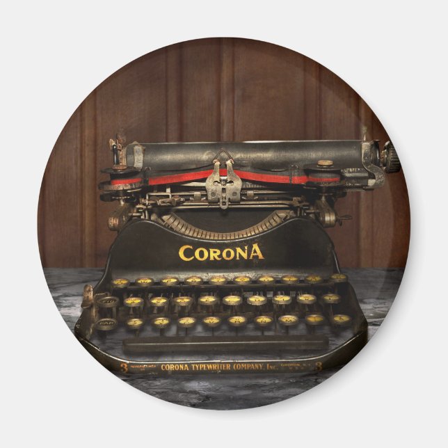 Writer - Typewriter - My Corona Magnet (Front)